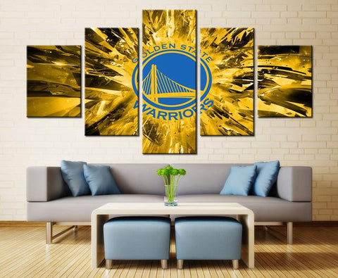 Golden State Warriors Wall Art Canvas Print Decor