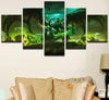 Image of World Of Warcraft Game Character Wall Art Canvas Print Decoration