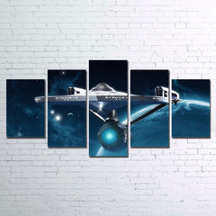 Star Trek Enterprise Wall Art Canvas Print Decoration