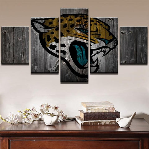Jacksonville Jaguars Sports Team Wall Art Canvas Print Decoration - DelightedStore