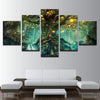 Image of The Tree Of Life Wall Art Canvas Print Decor