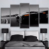 Image of Black Luxury Sports Car Wall Art Decor Canvas Printing - DelightedStore
