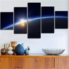 Image of Light Horizon Earth Wall Art Canvas Print Decoration - DelightedStore