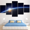 Image of Light Horizon Earth Wall Art Canvas Print Decoration - DelightedStore