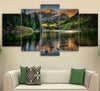 Image of Colorado Ozero Mountain Lake View Wall Art Canvas Print Decoration - DelightedStore