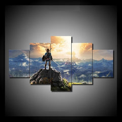 Legend Of Zelda Cartoon Game Wall Art Canvas Print Decor - DelightedStore