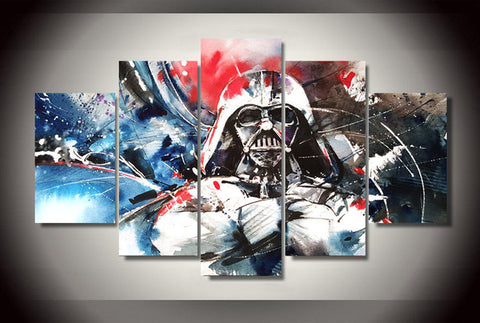 Dark Vador Star Wars Wall Art Canvas Print Decor - DelightedStore