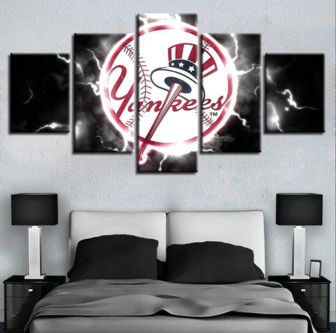 New York Yankees Sports Team Wall Art Canvas Print Decoration - DelightedStore