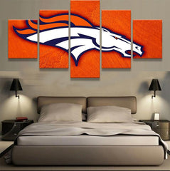 Denver Broncos Sports Team Wall Art Canvas Print Decoration