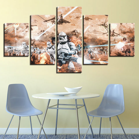 Stormtrooper Star Wars Movie Wall Art Canvas Print Decoration