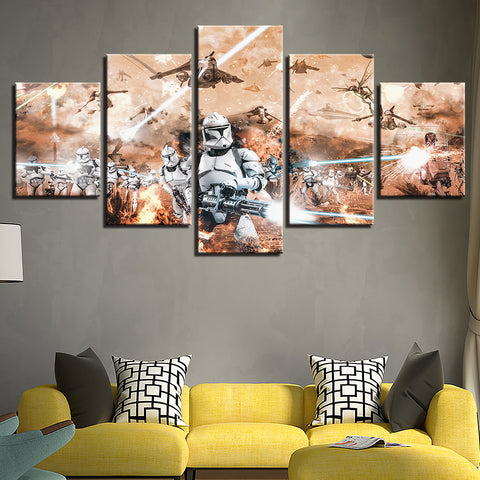 Stormtrooper Star Wars Movie Wall Art Canvas Print Decoration