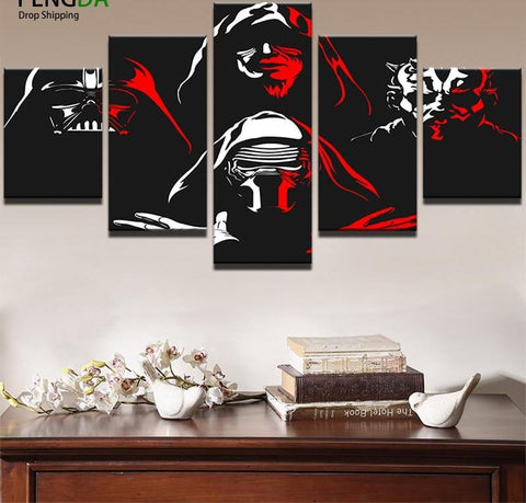 Star Wars Darth Maul Vader Wall Art Canvas Print Decor