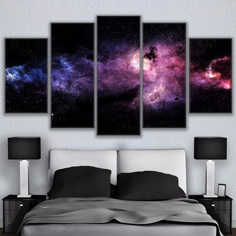 Space Universe Galaxy Wall Art Canvas Print Decoration