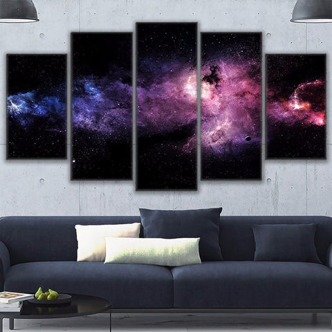 Space Universe Galaxy Wall Art Canvas Print Decoration