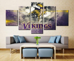 Minnesota Vikings Sports Team Wall Art Canvas Print Decoration