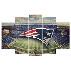 New England Patriots Stadium Wall Art Canvas Print Decor