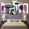 Image of Beauty Salon Hair set Tools Wall Art Canvas Print Decor - DelightedStore