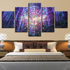 Image of Psychedelic Owl Bird Wall Art Canvas Print Decoration