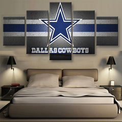 Dallas Cowboys Sports Team Wall Art Canvas Print Decoration - DelightedStore