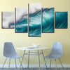 Image of Rolling Waves Sea Wall Art Canvas Print Decoration