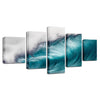 Image of Rolling Waves Sea Wall Art Canvas Print Decoration