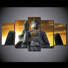 Buddha Buddhism Wall Art Canvas Print Decor - DelightedStore