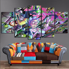 Rick and Morty Wall Art Canvas Print Decor