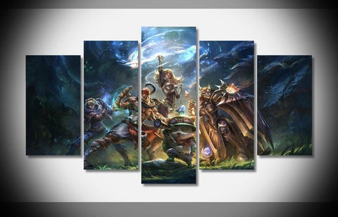 League Of Legends Wall Art Canvas Print Decor - DelightedStore