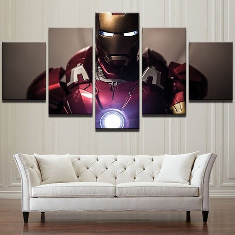 Iron Man Wall Art Canvas Print Decor - DelightedStore