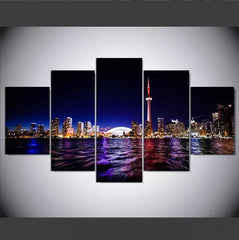 Downtown Toronto City Wall Art Canvas Print Decor - DelightedStore