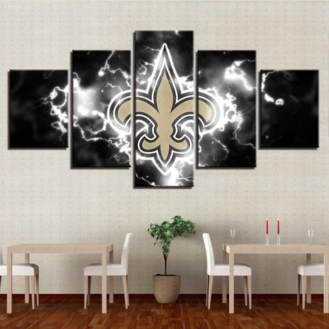 New Orleans Saints Sports Team Wall Art Canvas Print Decoration - DelightedStore