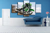 Image of Motocross Racing Wall Art Canvas Print Decor - DelightedStore
