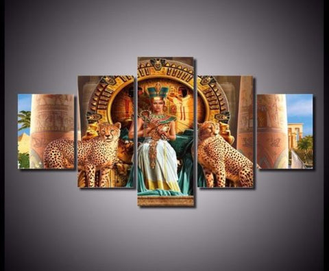 Queen of Egypt Wall Art Canvas Print Decor