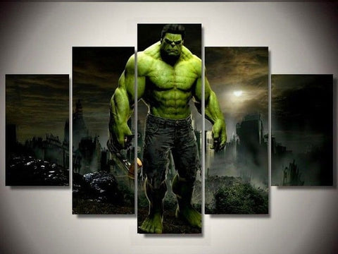 Hulk Superhero Wall Art Canvas Print Decor - DelightedStore