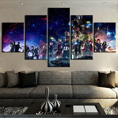 Marvel Avengers Infinity War Wall Art Canvas Print Decor - DelightedStore