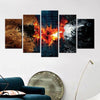 Image of Batman Movie Wall Art Canvas Print Decor - DelightedStore