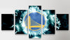 Image of Golden State Warriors Sports Wall Art Canvas Print Decor - DelightedStore