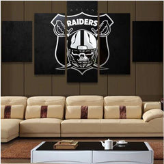 Oakland Raiders Wall Art Canvas Print Decor