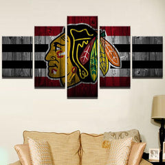 Chicago Blackhawks Wall Art Canvas Print Decor