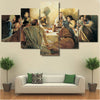 Image of Jesus Disciples Last Supper Wall Art Canvas Print Decor - DelightedStore
