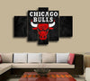 Image of Chicago Bulls Wall Art Canvas Print Decor - DelightedStore