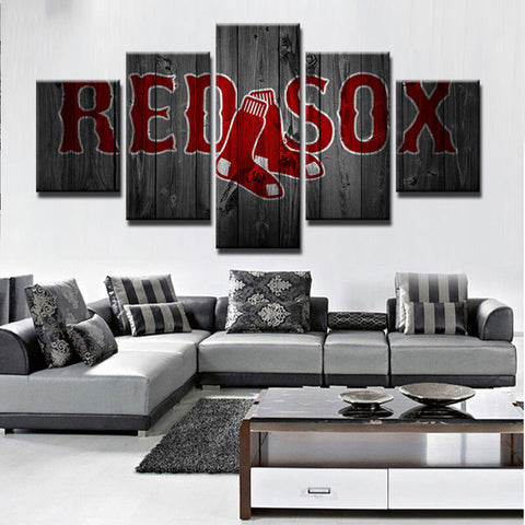 Boston Red Sox Wall Art Canvas Print Decor - DelightedStore