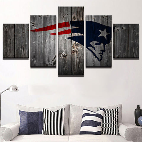 New England Patriots Wall Art Canvas Print Decor - DelightedStore