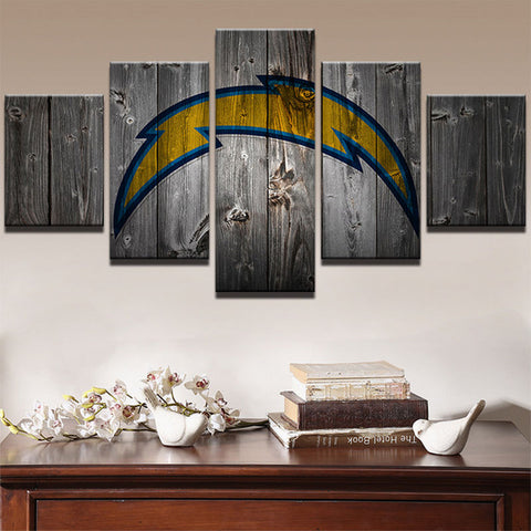 Los Angeles Chargers Wall Art Canvas Print Decor - DelightedStore