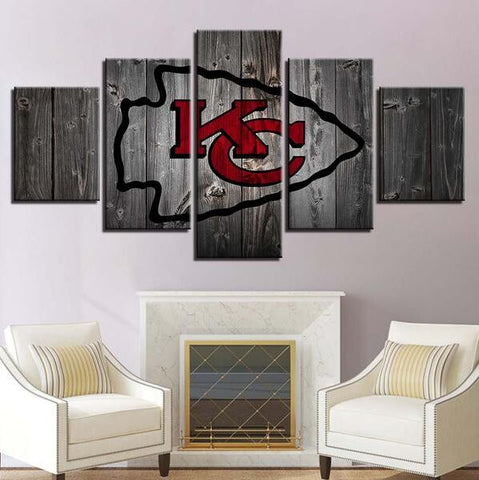 Kansas City Chief Wall Art Canvas Print Decor - DelightedStore