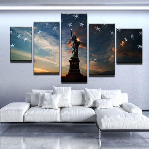 Statue of Liberty New York Wall Art Canvas Decor Printing